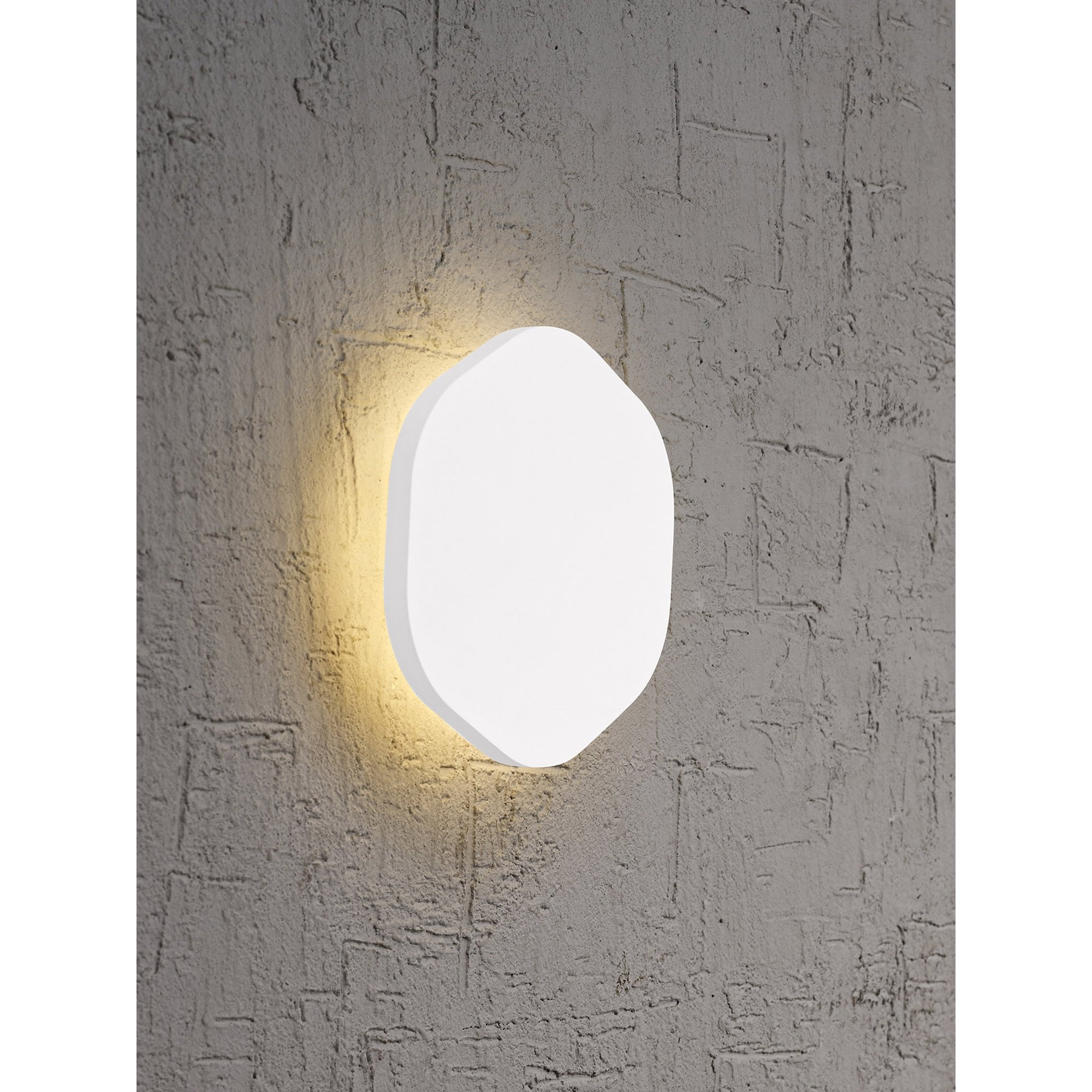 MC0105 Bora Bora Wall Light 14.4cm Hexagonal 6W LED Matt White