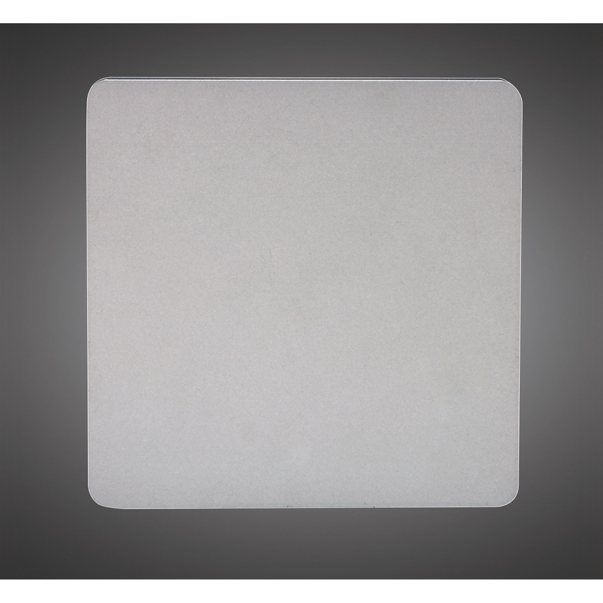 MC0113 Bora Bora Wall Light 13cm Square 6W LED Silver Paint