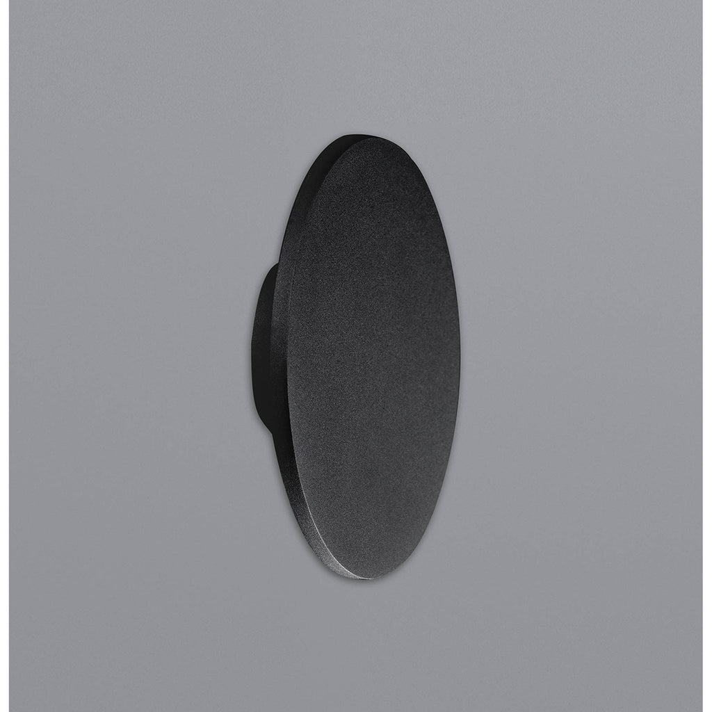 MC0132 Bora Bora Wall Light 18cm Round 12W LED Matt Black
