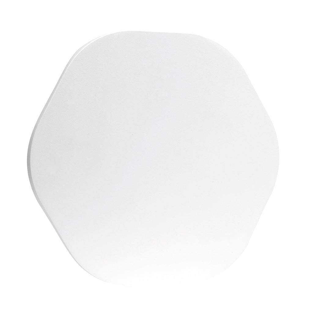 MC0106 Bora Bora Wall Light 19.2cm Hexagonal 12W LED Matt White