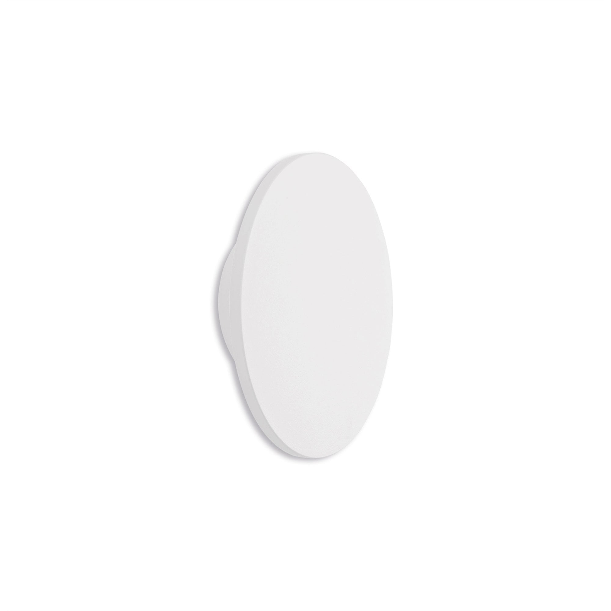 MC0101 Bora Bora Wall Light 13.5cm Round 6W LED Matt White (S)