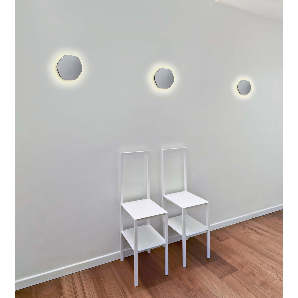 MC0101 Bora Bora Wall Light 13.5cm Round 6W LED Matt White (S)