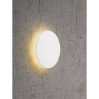 MC0101 Bora Bora Wall Light 13.5cm Round 6W LED Matt White (S)