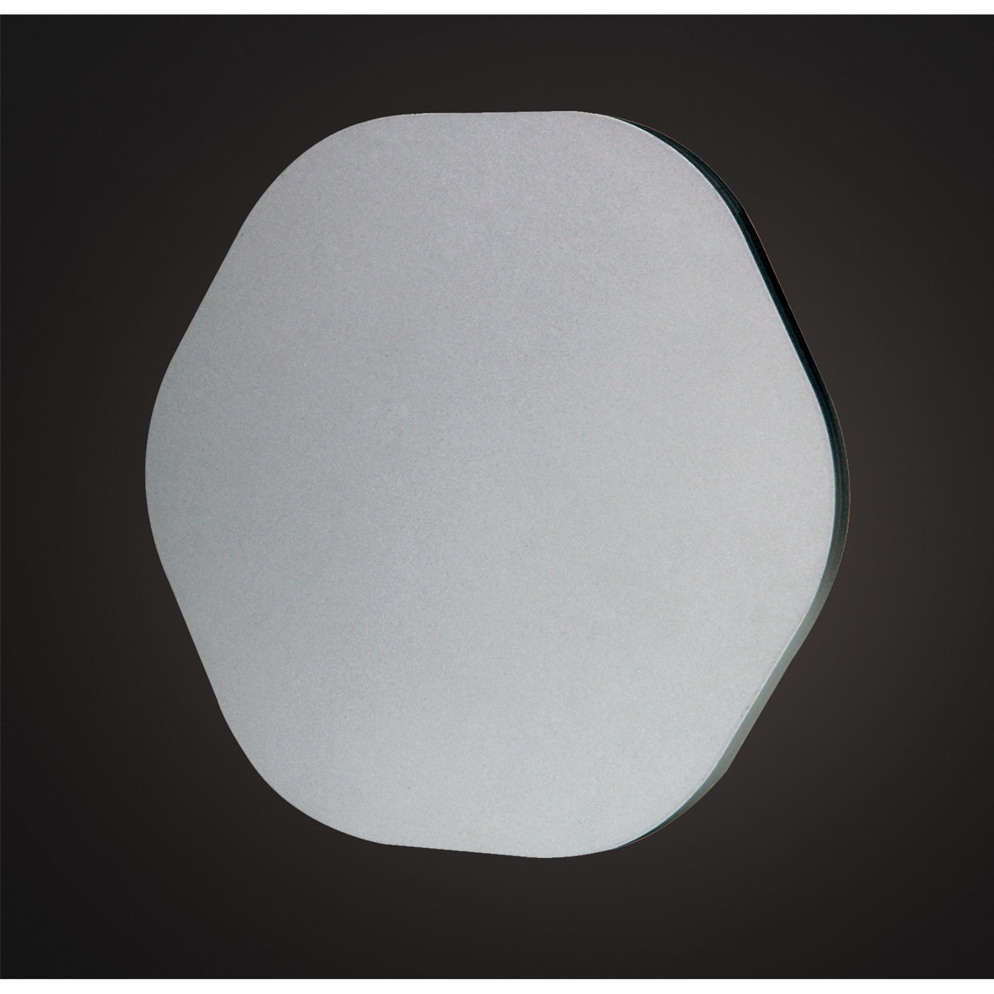 MC0115 Bora Bora Wall Light 14.4cm Hexagonal 6W LED Silver Paint
