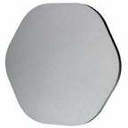 MC0116 Bora Bora Wall Light 19.2cm Hexagonal 12W LED Silver Paint