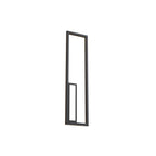 M7677 Boutique Rectangle Wall Lamp Dimmable 40W LED Black