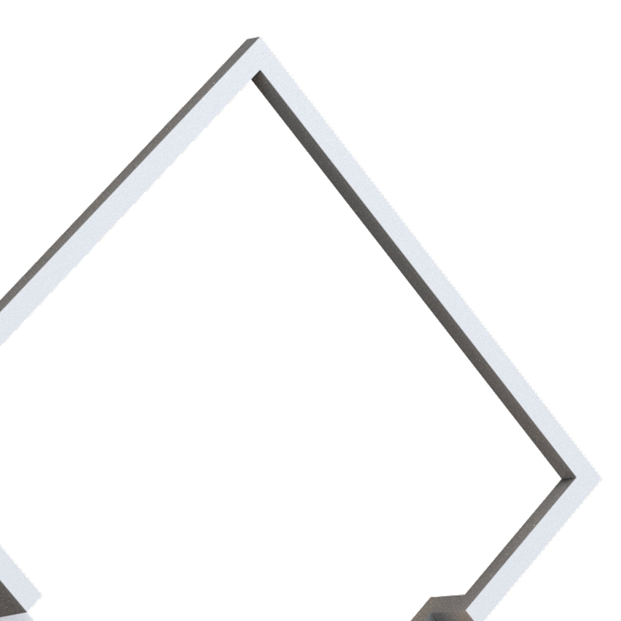 M7668 Boutique Square Wall Lamp 25W LED White