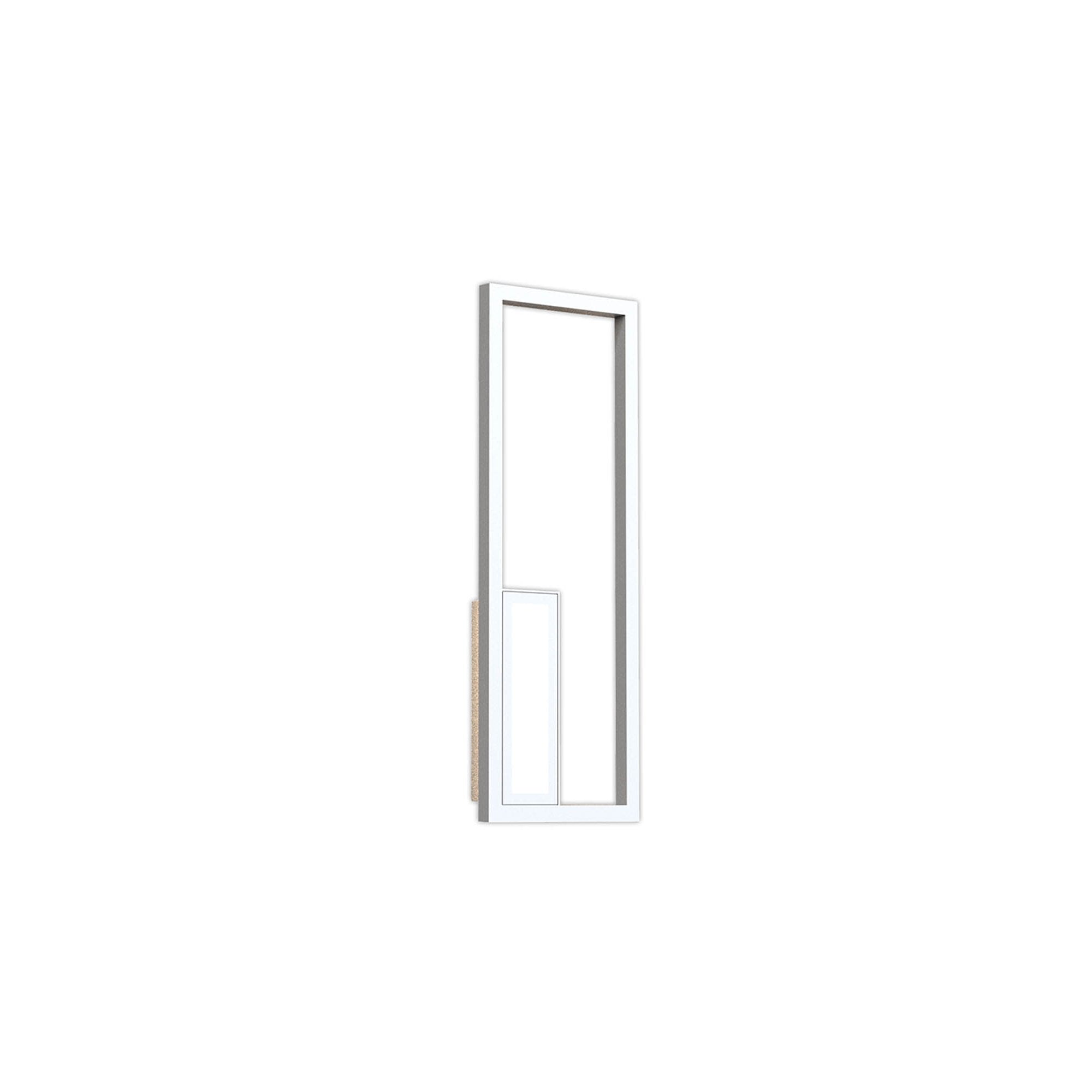 M7667 Boutique Rectangle Wall Lamp Dimmable 21W LED White