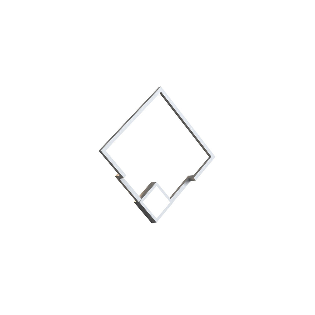 M7669 Boutique Square Wall Lamp Dimmable 25W LED White