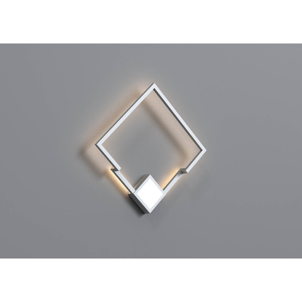 M7669 Boutique Square Wall Lamp Dimmable 25W LED White