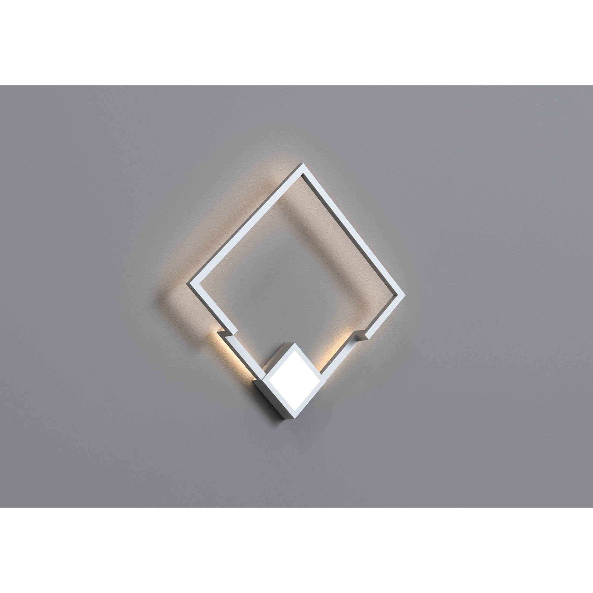 M7669 Boutique Square Wall Lamp Dimmable 25W LED White