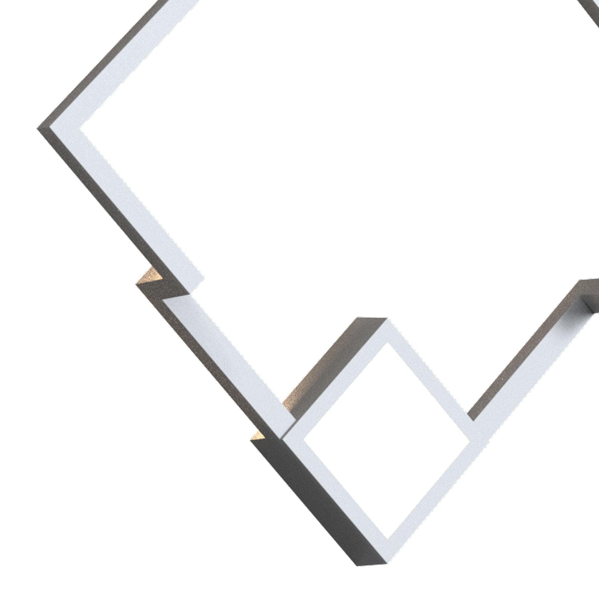 M7669 Boutique Square Wall Lamp Dimmable 25W LED White