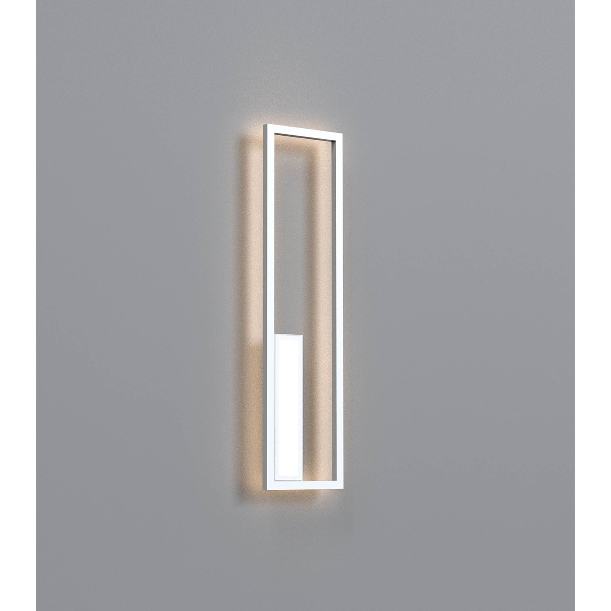 M7665 Boutique Rectangle Wall Lamp Dimmable 40W LED White