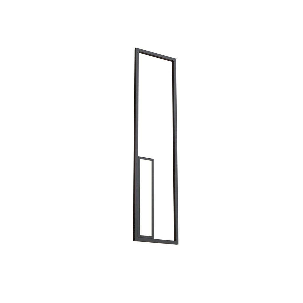 M7675 Boutique Rectangle Wall Lamp Dimmable 50W LED Black