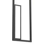 M7674 Boutique Rectangle Wall Lamp 50W LED Black