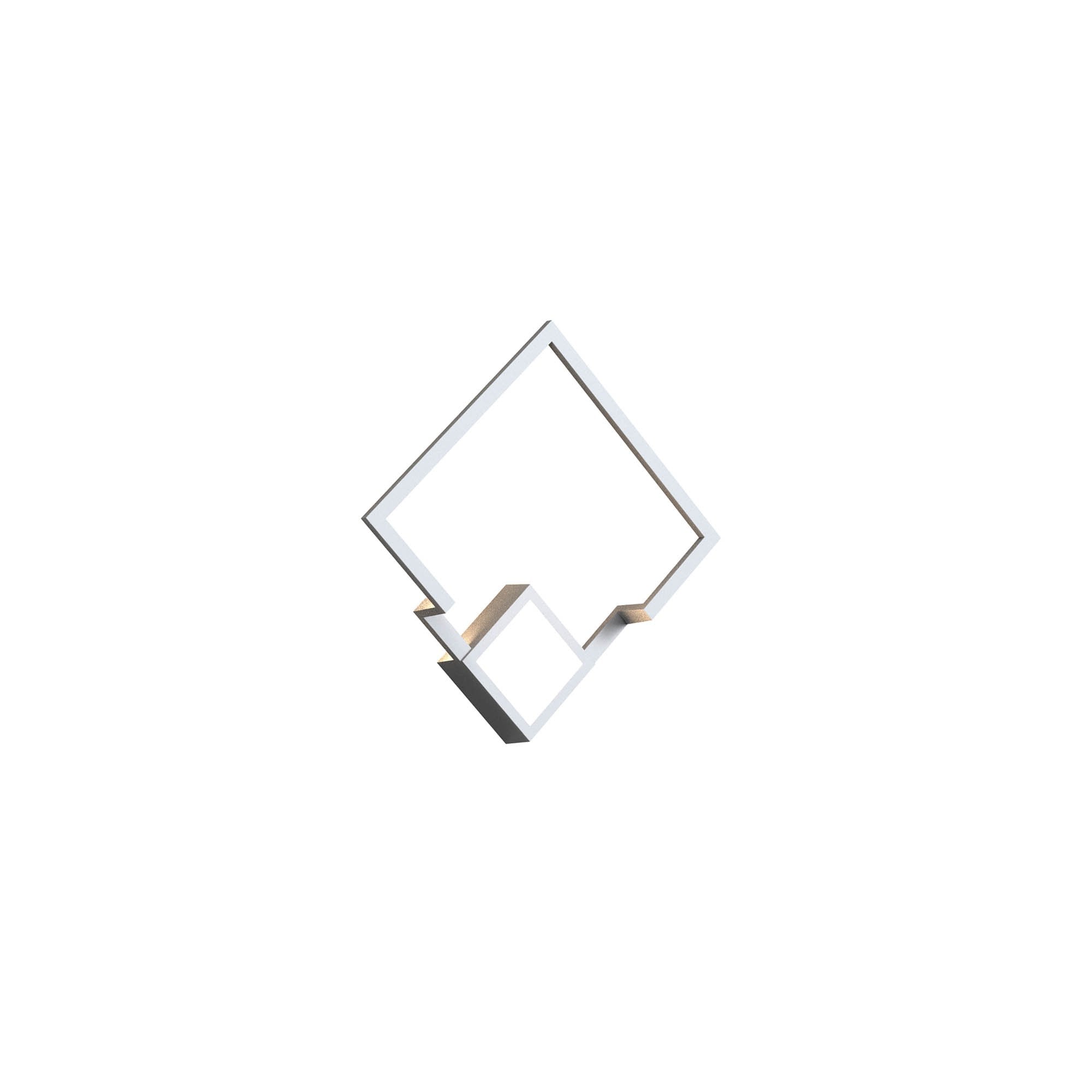 M7671 Boutique Square Wall Lamp Dimmable 18W LED White