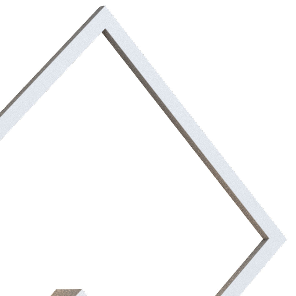 M7671 Boutique Square Wall Lamp Dimmable 18W LED White
