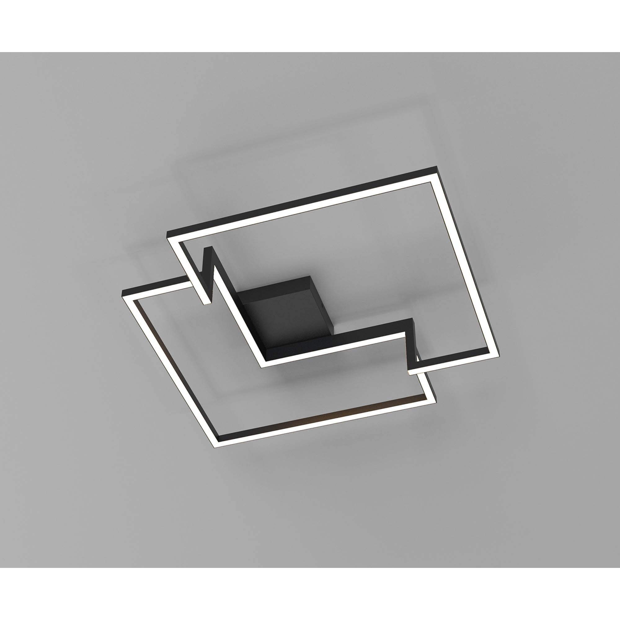 M7672 Boutique Ceiling 42W LED Black