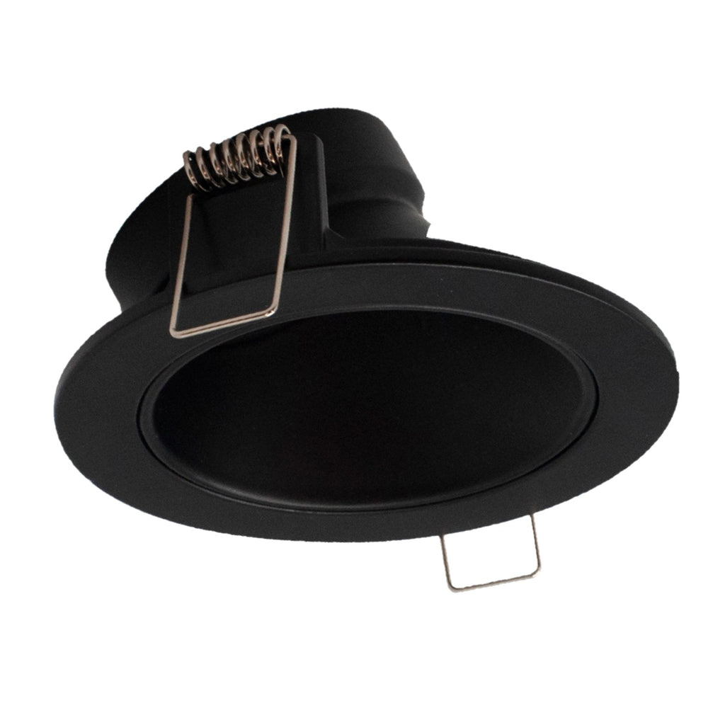M6901 Brandon Recessed Downlight Round 1 Light Matt Black
