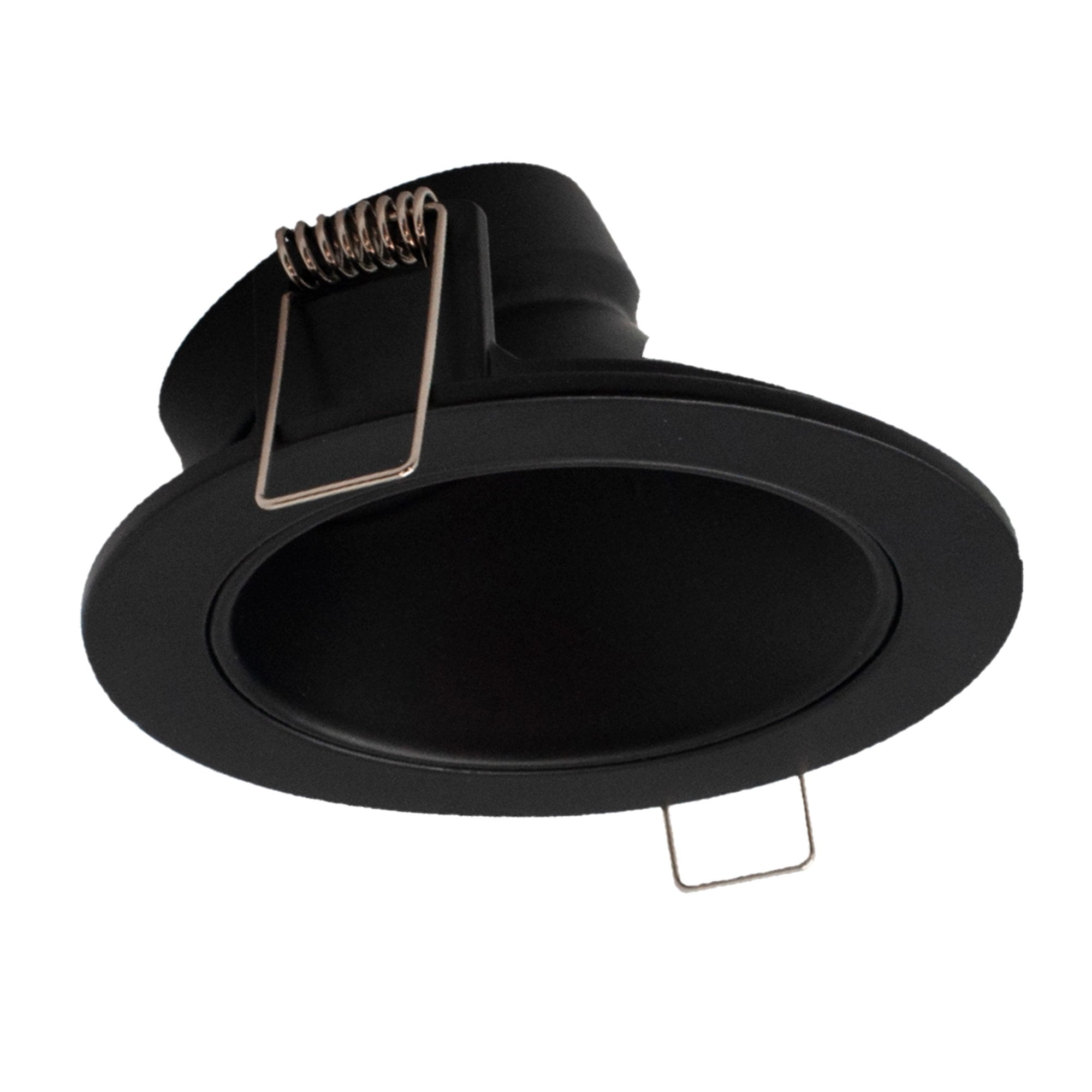 M6901 Brandon Recessed Downlight Round 1 Light Matt Black