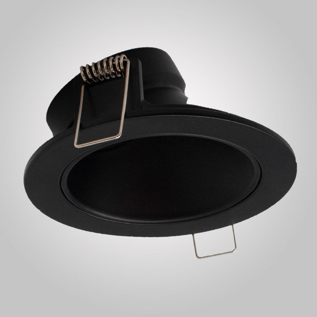 M6901 Brandon Recessed Downlight Round 1 Light Matt Black