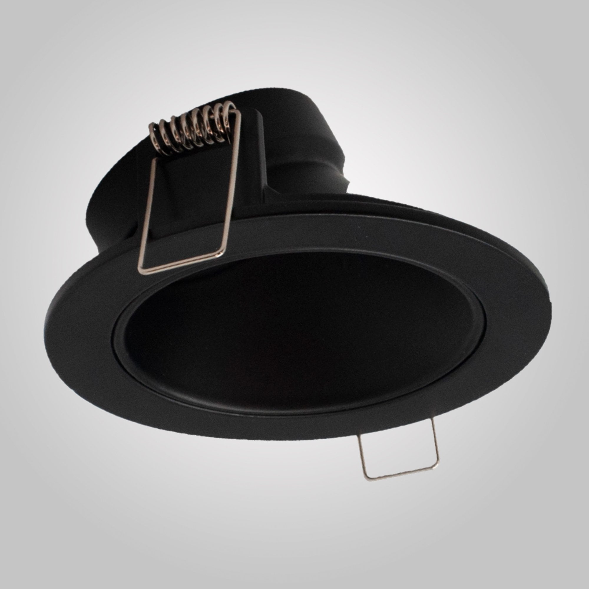 M6901 Brandon Recessed Downlight Round 1 Light Matt Black