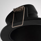 M6901 Brandon Recessed Downlight Round 1 Light Matt Black