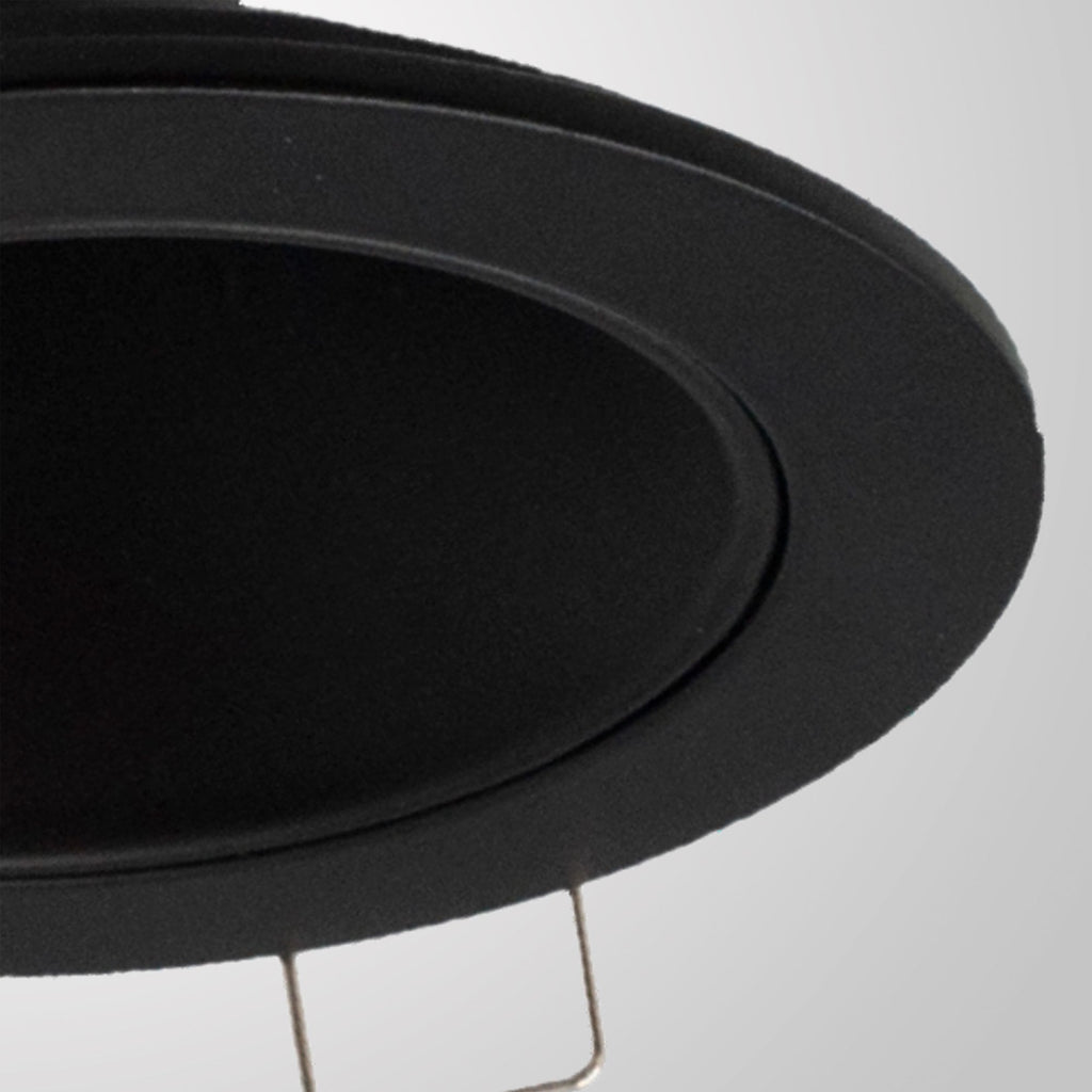 M6901 Brandon Recessed Downlight Round 1 Light Matt Black