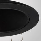 M6901 Brandon Recessed Downlight Round 1 Light Matt Black