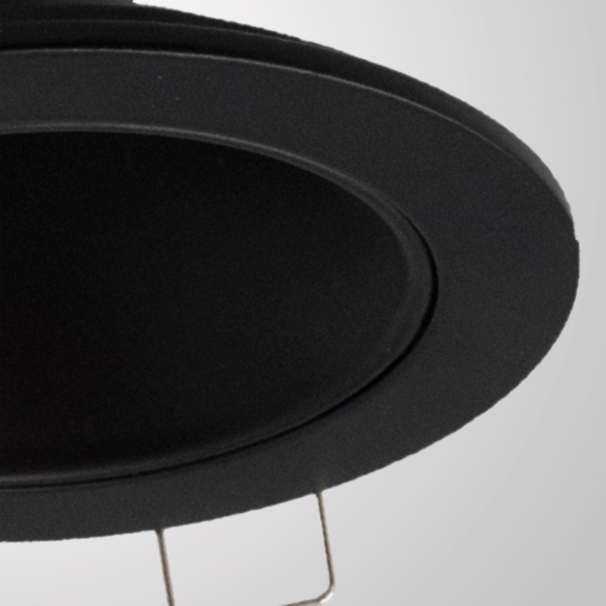 M6901 Brandon Recessed Downlight Round 1 Light Matt Black