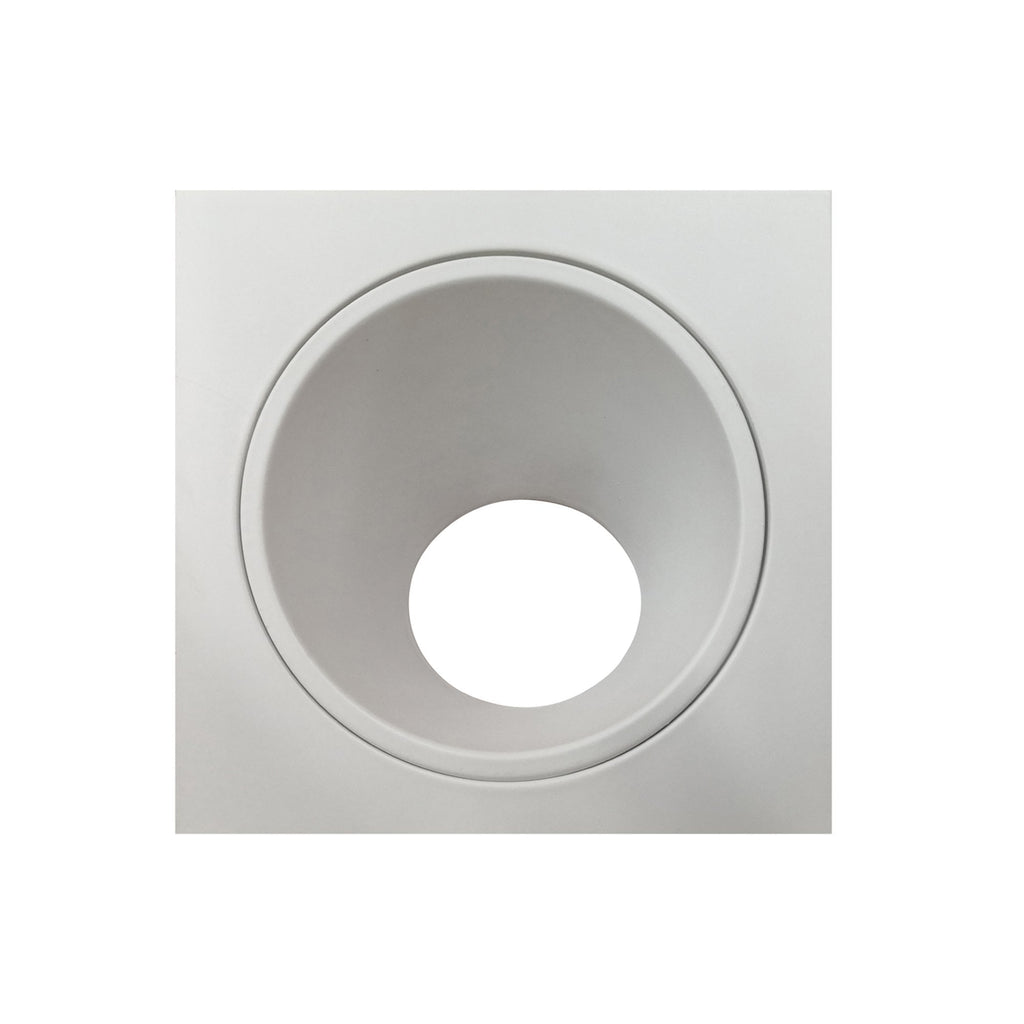 M6902 Brandon Recessed Downlight Square 1 Light Matt White