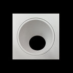 M6902 Brandon Recessed Downlight Square 1 Light Matt White