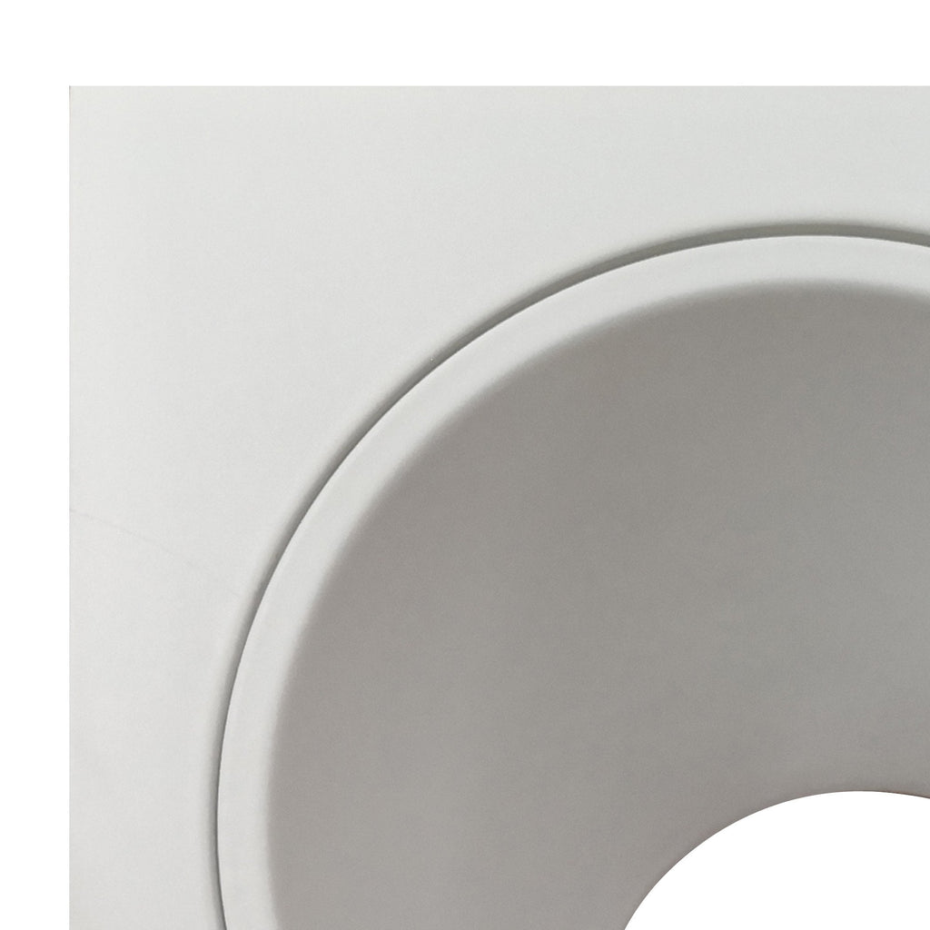 M6902 Brandon Recessed Downlight Square 1 Light Matt White