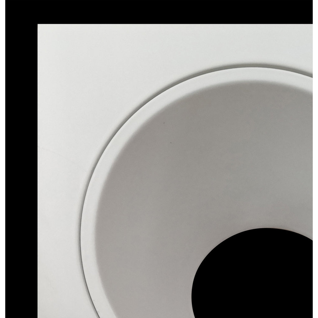 M6902 Brandon Recessed Downlight Square 1 Light Matt White