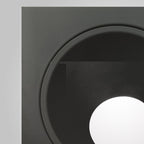M6903 Brandon Recessed Downlight Square 1 Light Matt Black