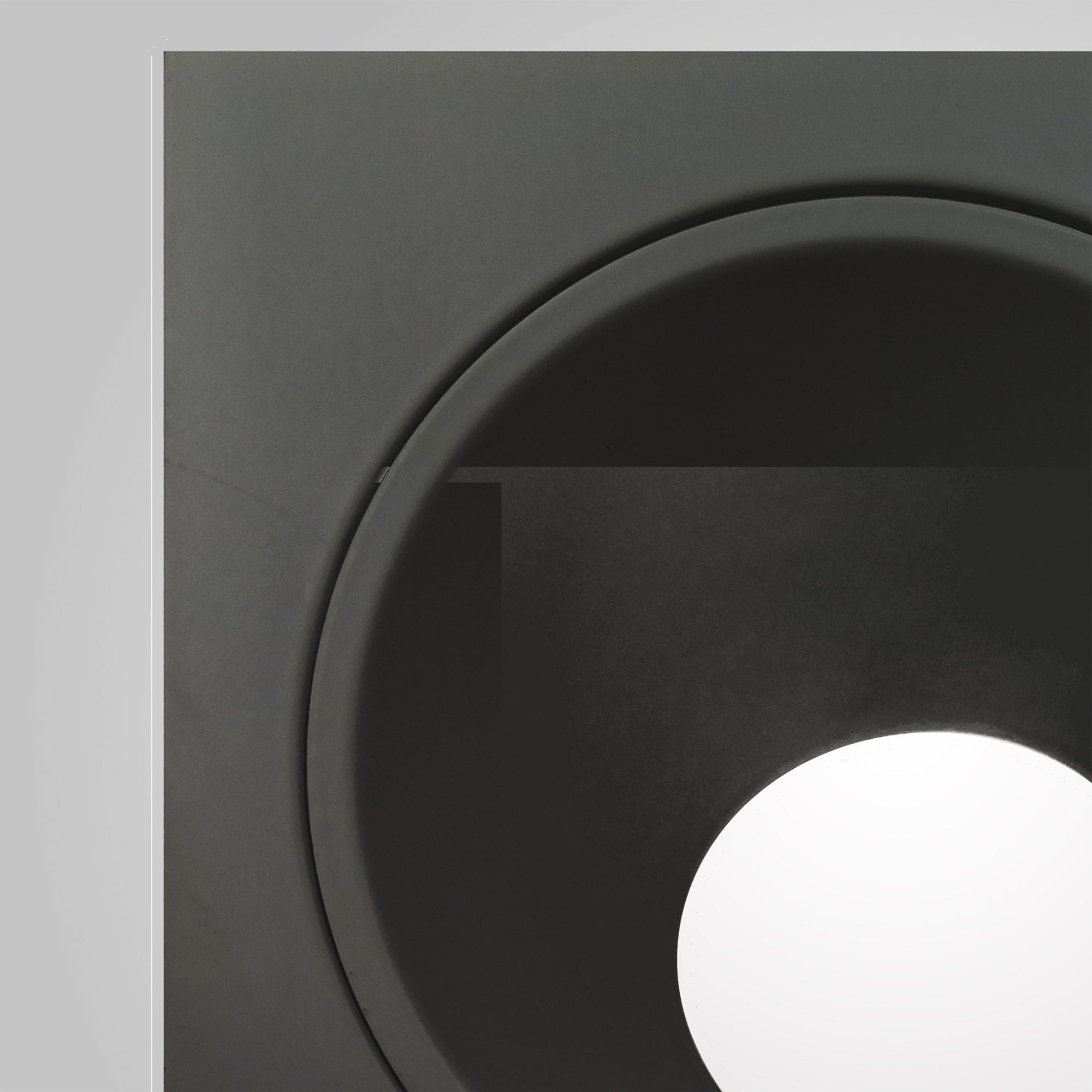 M6903 Brandon Recessed Downlight Square 1 Light Matt Black