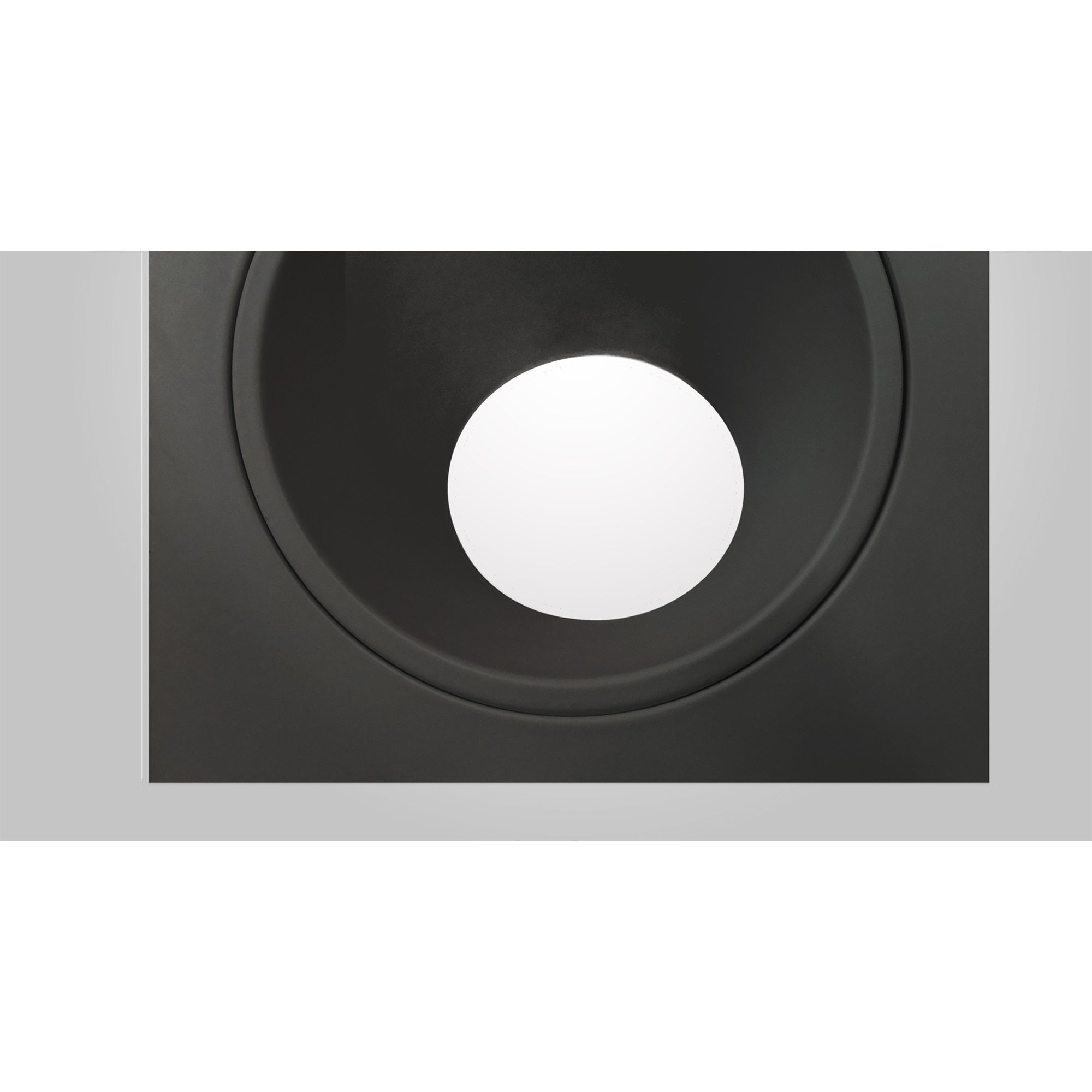 M6903 Brandon Recessed Downlight Square 1 Light Matt Black
