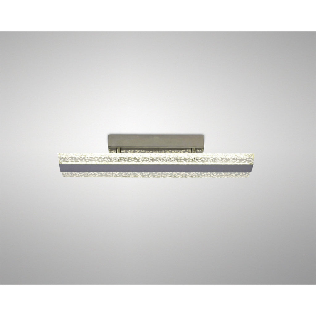 M5735 Burbuja Wall Lamp Rectangular 40cm 16W LED Chrome