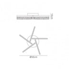 M5792 Burbuja Ceiling Round 50cm 30W LED Chrome