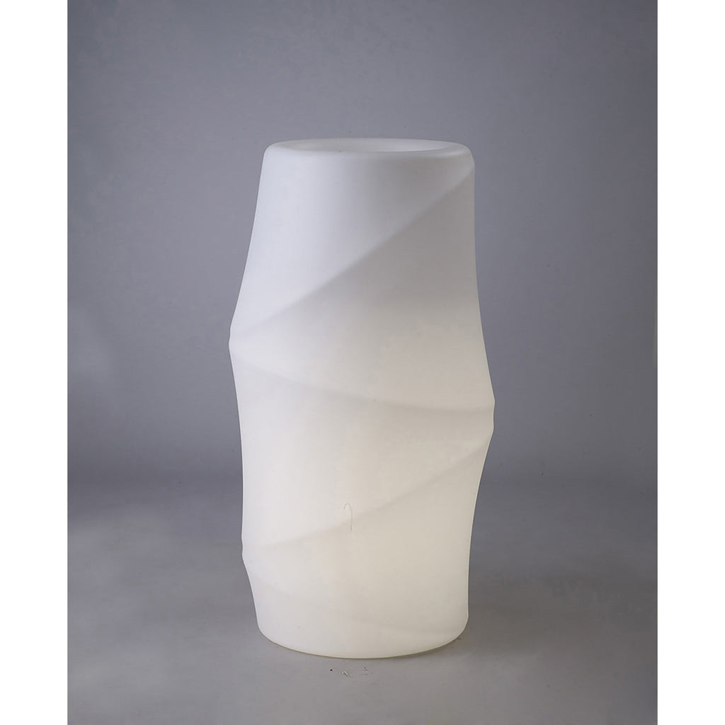 M3646 Bambu Tall Pot 2 Light E27 Outdoor Opal White