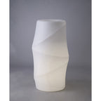 M3646 Bambu Tall Pot 2 Light E27 Outdoor Opal White