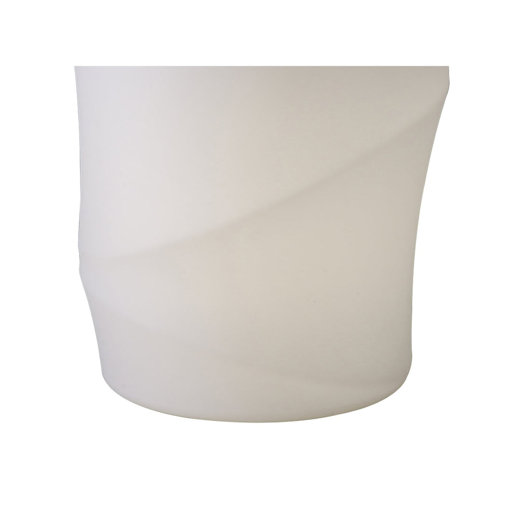 M3646 Bambu Tall Pot 2 Light E27 Outdoor Opal White