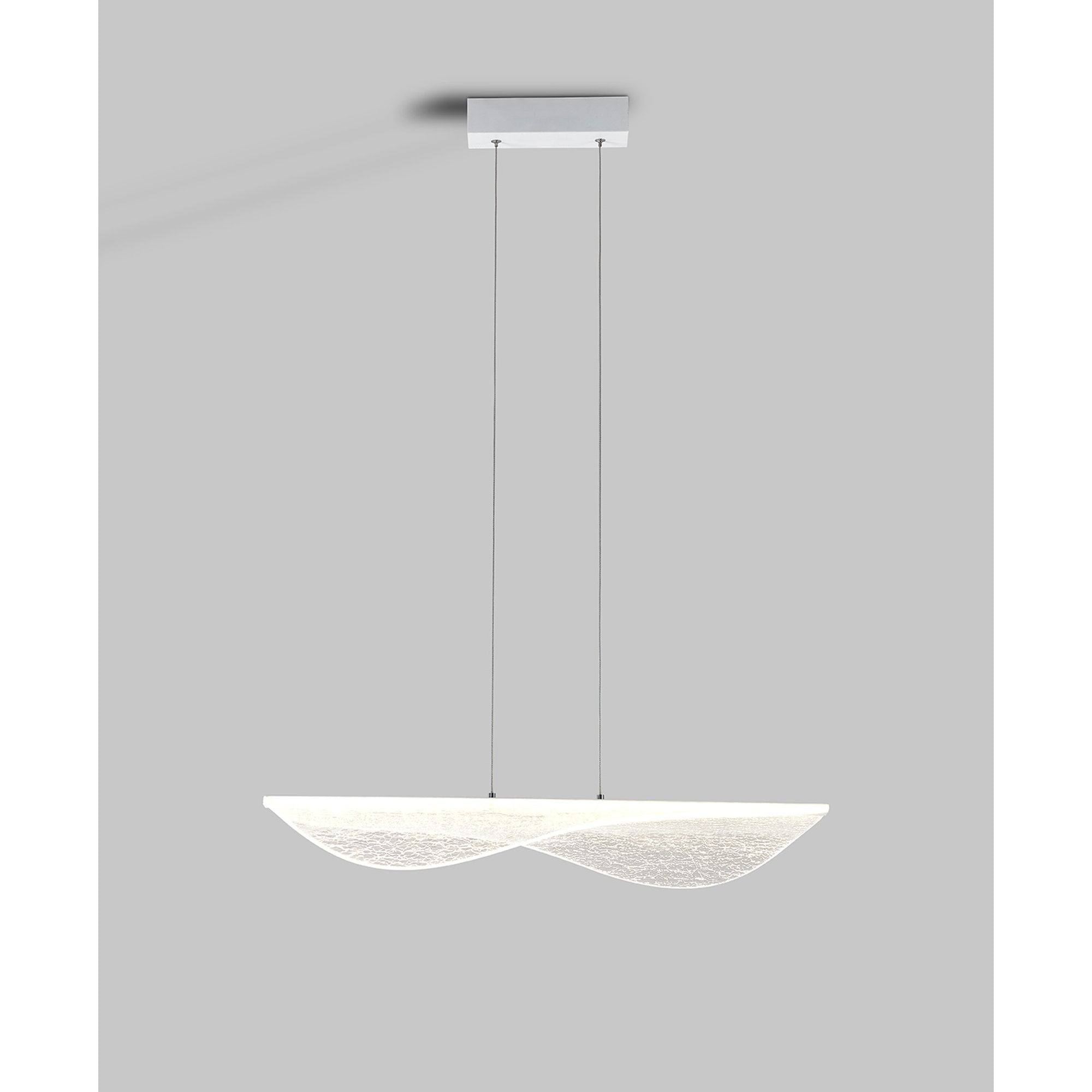 M8210 Bianca Pendant Dimmable 40W LED White Acrylic