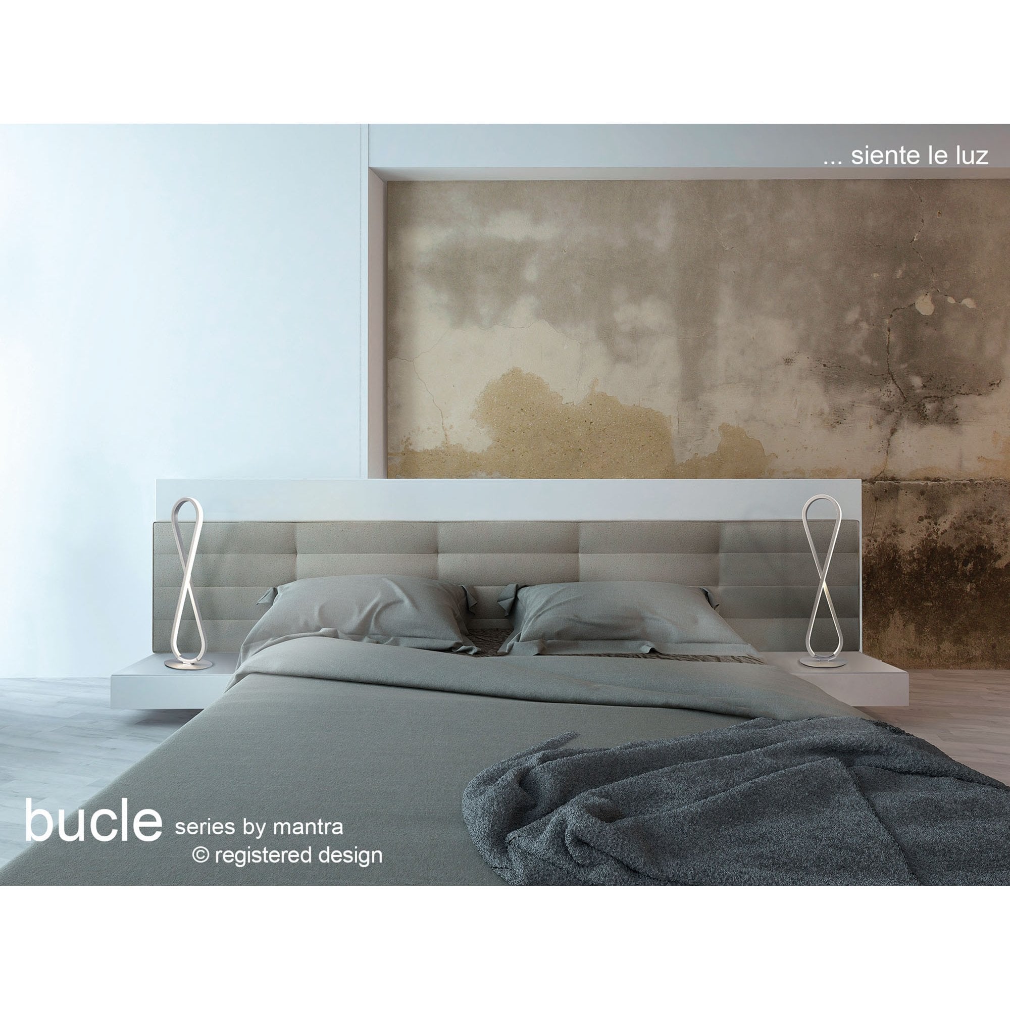 Bucle Linear Pendant 42W LED SIlver Polished Chrome Frosted Acrylic