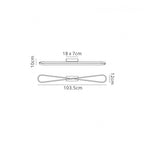 M5981 Bucle Ceiling 36W LED Silver Polished Chrome Frosted Acrylic