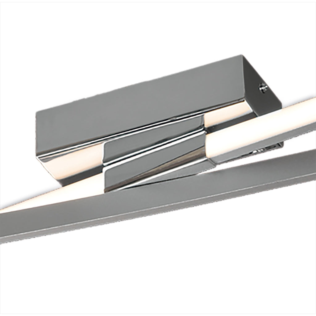 M5981 Bucle Ceiling 36W LED Silver Polished Chrome Frosted Acrylic