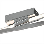 M5981 Bucle Ceiling 36W LED Silver Polished Chrome Frosted Acrylic