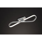M5983 Bucle Wall Lamp 20W LED Silver / Polished Chrome / White / Frosted Acrylic