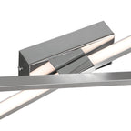 M5983 Bucle Wall Lamp 20W LED Silver / Polished Chrome / White / Frosted Acrylic