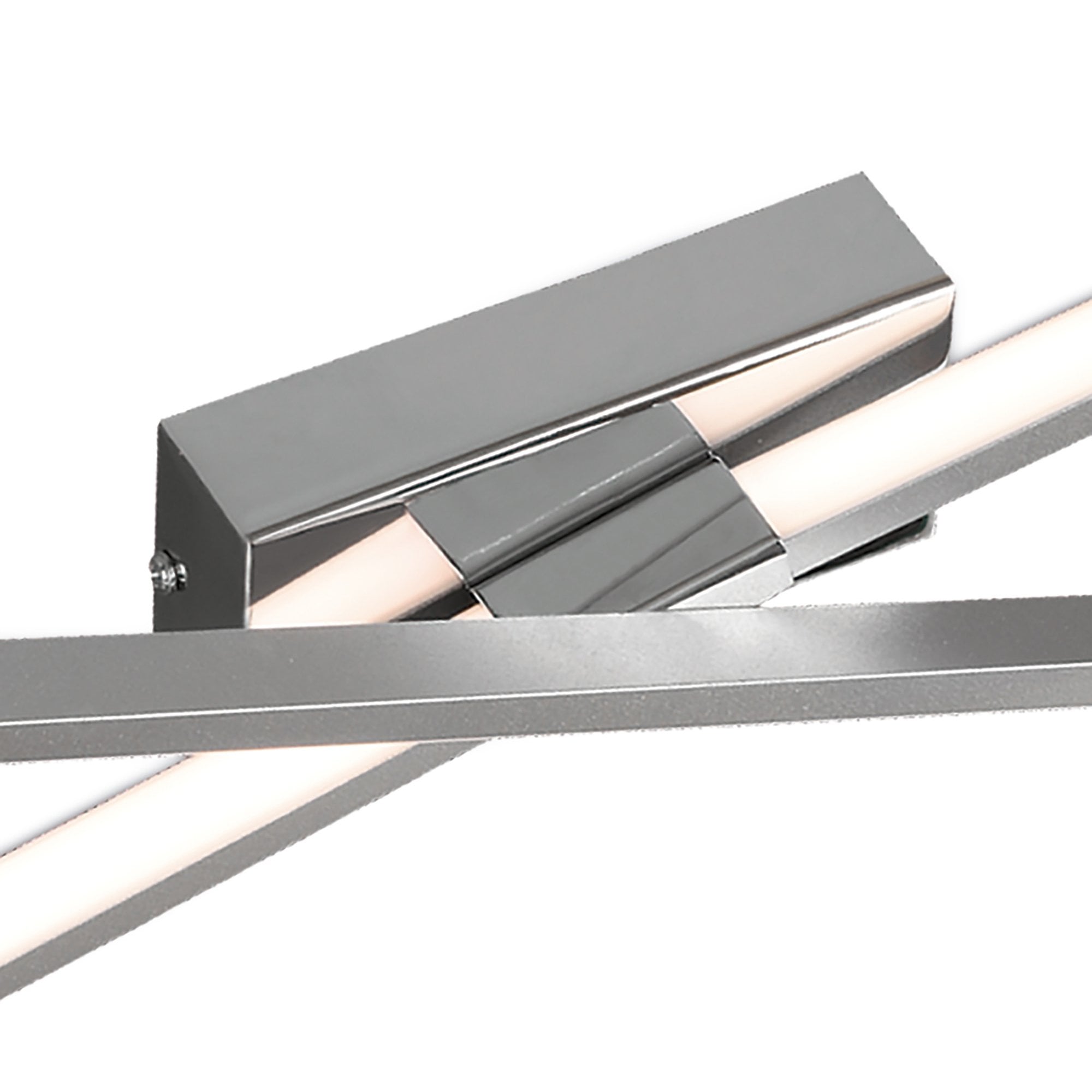 M5983 Bucle Wall Lamp 20W LED Silver / Polished Chrome / White / Frosted Acrylic